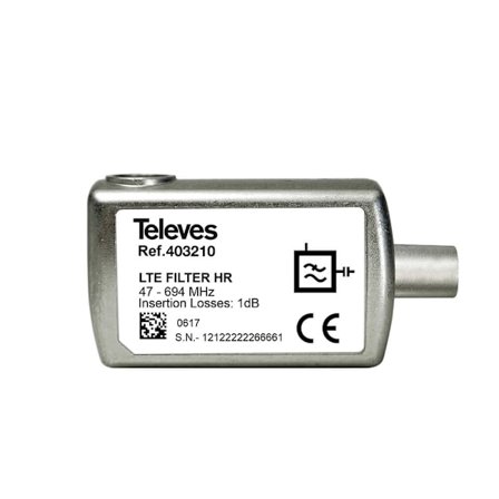 TELEVES Filter LTE-48/5G Indoor Use