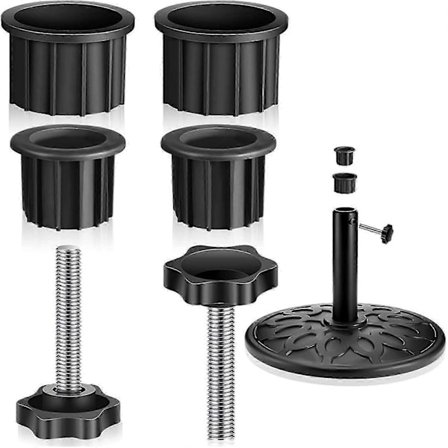 Tilbehør til parasollfot 2 stk. Håndskruer Parasollfot Skrue Parasollstanghette