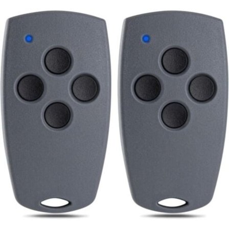 Sæt med 2 manuelle reserve-sendere til Marantec Digital 212-433 211-433 221-433 - Kompatibel med Marantec d313 382 384 d302 d304 433.pa