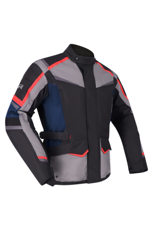 Richa Tundra Motorcycle Jacket Grey/Blue/Red S