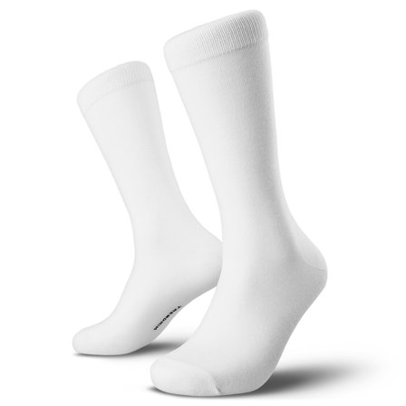 FreeFeel | White Bamboo Crew Socks for Men - Crew Socks