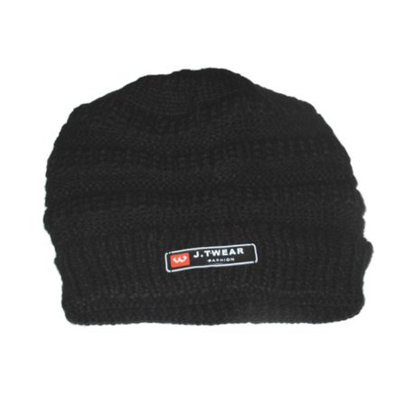 STICKAT MÖSSA - SVART