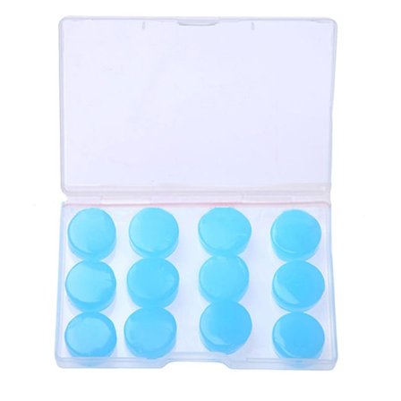 12 STK silikone ørepropper Støjreduktion Sleep Anti Cancelling S