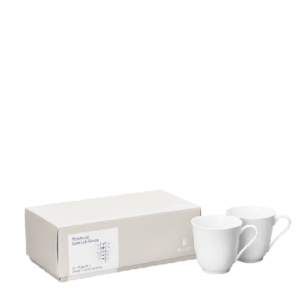 Rörstrand Mugg Swedish Grace, 30 cl, 2-pack Kök & matlagning Vit CL