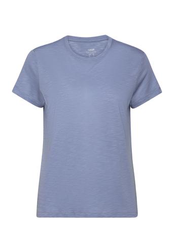 Soft Texture Tee Sport T-shirts & Tops Short-sleeved Blue Casall