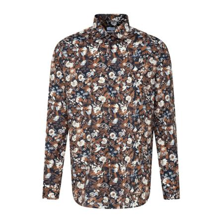 Seidensticker Business Shirt Regular , Bruin , Heren , Maat: M
