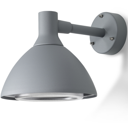 Westal Ark Mini Veggarmatur 10 B, 625 lm, 255 x 255 mm Sølv/aluminium, Belysning