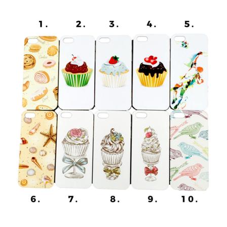 Kansi kuviolla iPhone 5 / 5S / SE MultiColor #10