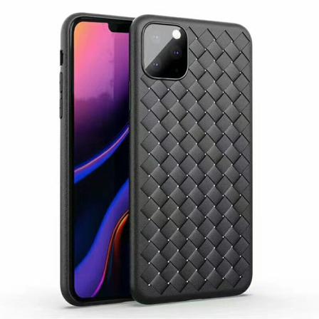 Flätmönster I Mjukt-tpu Skal Till Iphone 11 Svart