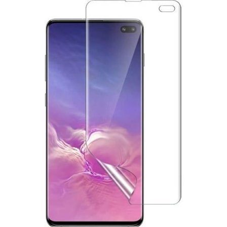 Elokuvansuojus Samsung Galaxy S10 PLUS - Koko näyttöä suojaava muoviasennus, kestävä [Phonillico ]
