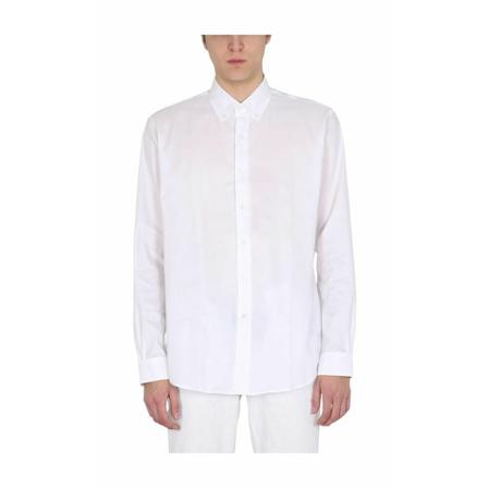 Maison Margiela, S50Dl 0505S52925100 Shirt Biały, Mężczyzna, Rozmiar: M