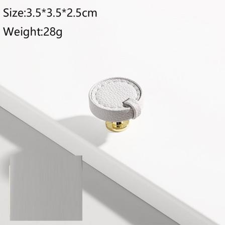 Hulhåndtag Skabdørhåndtag HVID 1PC1 1 White 1Pc1-1