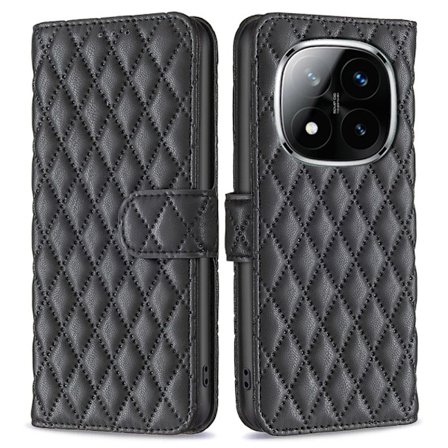 Xiaomi Redmi Note 14 Pro/Pro Plus 5G Fodral Diamond Läder