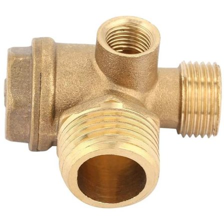 1 Treveis Luftkompressor Tilbakeslagsventil Direkte Tilkobling Luftkompressor Tilbakeslagsventil, Ventilport: 20Mm 16Mm 10Mm