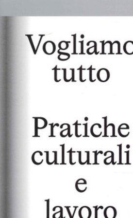 Vogliamo Tutto: pratiche culturali e lavoro. Andrea Bowers, Pablo Bronstein, Claire Fontaine, Tyler Coburn, Jeremy Deller, Kevin Jerome Everson, 