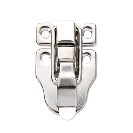 Antik smyckeskrin Lås för spärr Trälåda Dekorativt spänne Lås Kraftig järn resväska Skåp gångjärn Lätt att montera