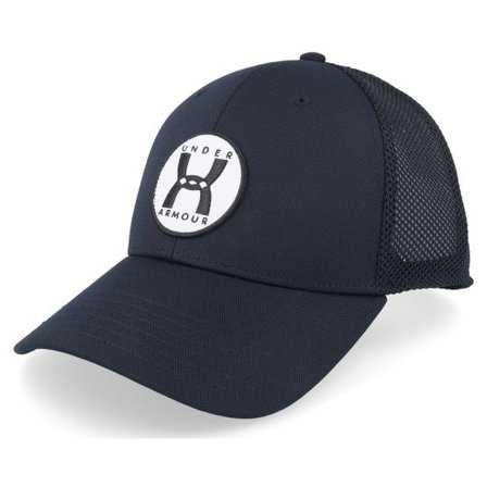 Under Armour - Svart trucker Keps - Blitzing Black Trucker @ Hatstore