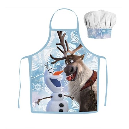 Barnförkläde i 2-delarsset med Disney Frozen Sven