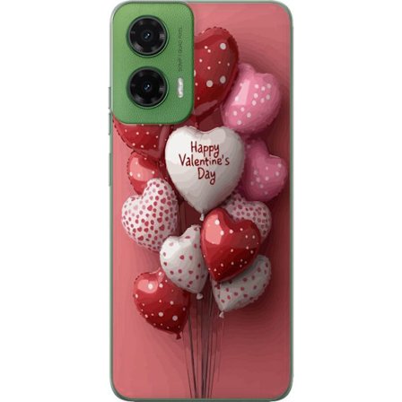 Kompatibelt Mobildeksel til Motorola Motorola Moto G35 Valentinsballonger