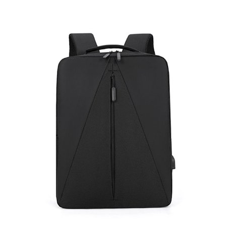 Stor Datorväska med Stor Kapacitet, Multifunktionell Skolryggsäck Svart