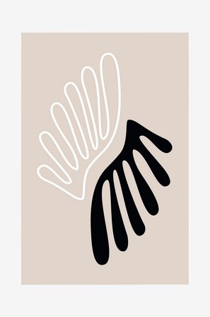 Malerifabrikken - Poster The Leaf - Beige - Posters - Fra Homeroom