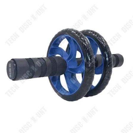 Abdominal träningsapparat - TD - Ab wheel - Dubbelhjul - Halkskydd - Vuxen fitness