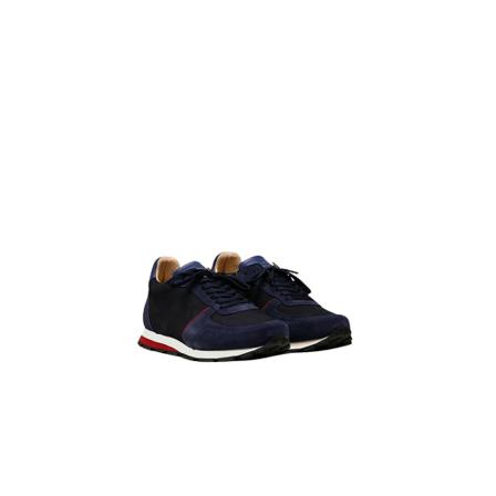 Zespà - Sneakers - Blå - Herr - Storlek: 44 Eu, Herr, Storlek: 44 EU