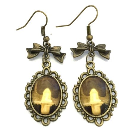 Earrings - Tuvstarr - John Bauer - Bronze