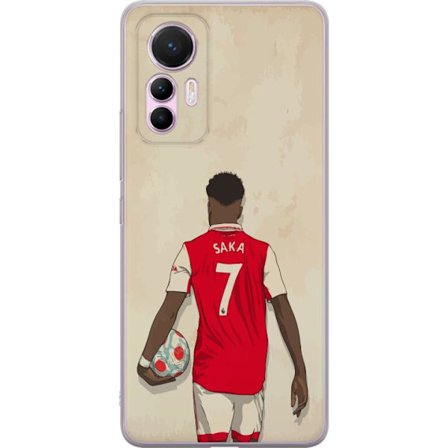 Xiaomi 12 Lite Gennemsigtig cover Saka Fotboll Arsenal FC Motiv Spelare Premier League