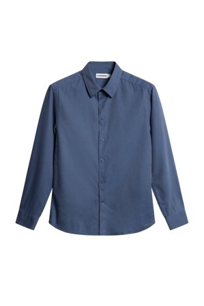 J.Lindeberg - Slim LS Cotton Tencel Shirt - Blå - Man - L