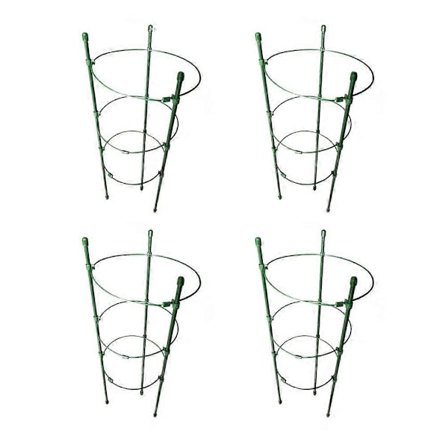 4 stk. espalier til haven, støttebur til klatreplanter til peberfrugt aubergine