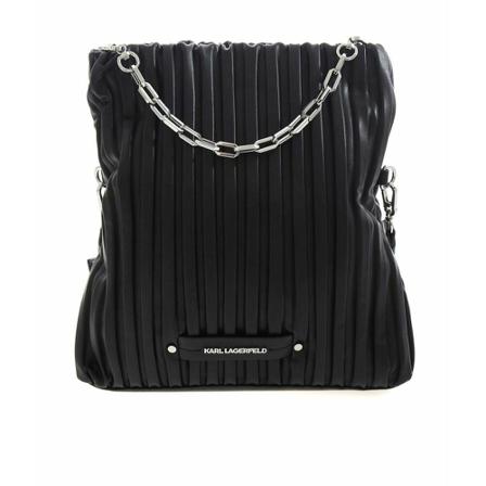 Karl Lagerfeld Small Folded Tote Sort, Dame Håndtasker, Størrelse: ONE Size