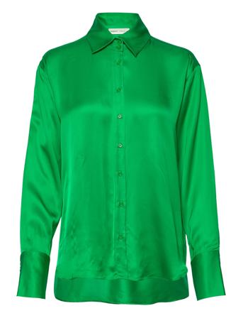 Paulineiw Shirt Langærmet Skjorte Grøn InWear