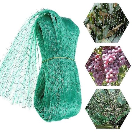 Fågelskyddsnät Skyddsnät För Trädgårdsfruktträd Nätnät Grön Trädgårdsnät 5*20 Meter