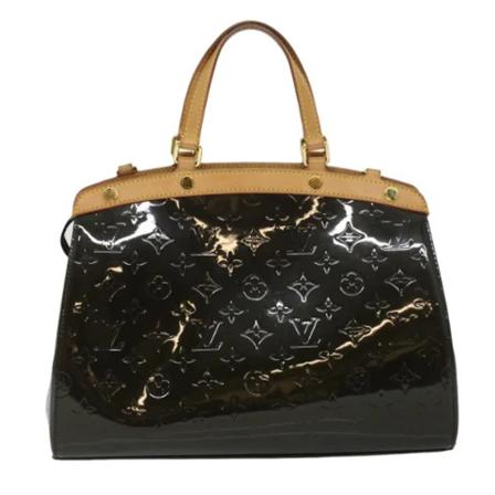 Louis Vuitton Vintage, Pre-owned Handbag Zwart, Dames, Maat:ONE Size,leer