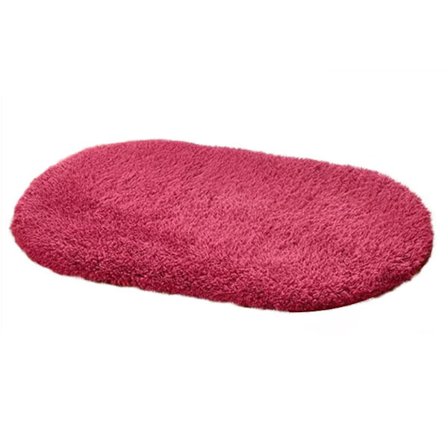 Lammullsmatta Oval Absorberande Sovrum Badrum Sängbord Filt