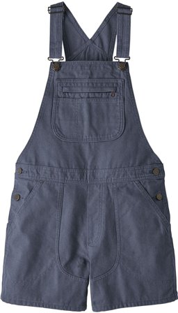 Patagonia W's Stand Up Cropped Overalls Smolder Blue