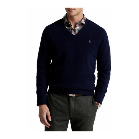 Ralph Lauren, Knitwear Blauw, Heren, Maat:M