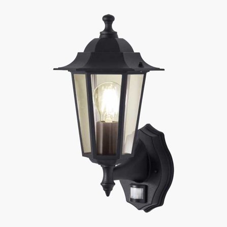 Väggarmatur rörelsesensor IP33 E27