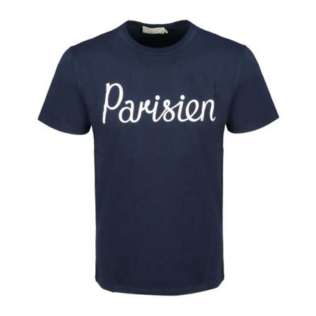 Maison Kitsuné Parisien T-Shirt Blå, Herre T-shirts