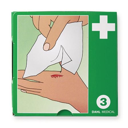 DAHL MEDICAL Sårtvätt Nr.3 30/fp - Lyreco - Skyddsutrustning - Första Hjälpen - Förband och Refill