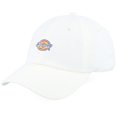 Dickies - Vit unconstructed Keps - Hardwick Cloud Dad Cap @ Hatstore