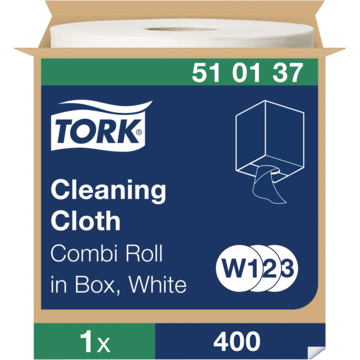 RENGJ.KLUT MYK PÅ BOKS HVIT