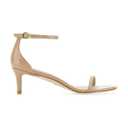 Stuart Weitzman Sandalen , Beige , Dames , Maat: 38 EU