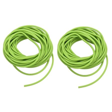 2 stk. 32 fod 5mm Natur Latex Gummi Slange Rør Udskiftningsbånd 10m