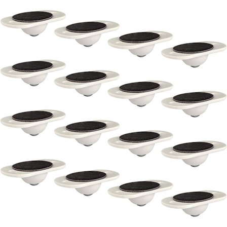 16 stk. Selvklæbende Drejelige Hjul, Universal 360° Rotationstrans