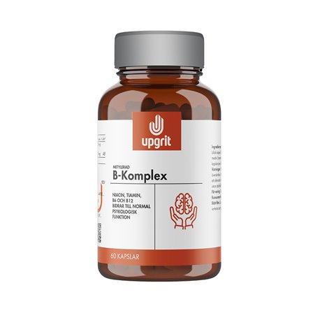 Upgrit B-Komplex Metylerad 60 kapsler