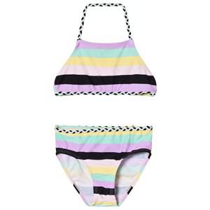 The BRAND Pastel Stripe Plait Bikini 80/86 cm - Swimwear and coverups - 80/86 cm - Pink