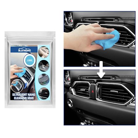 Bilrengöring lera Bil interiör Gap Rengöring Luftutlopp Damm Remo