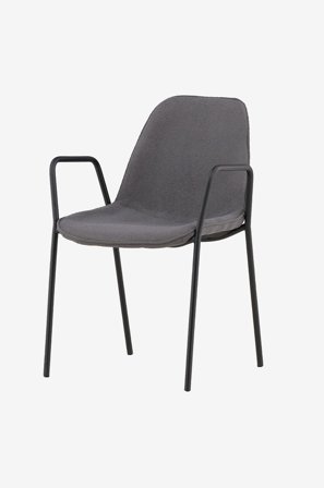 VIND - Stol Klädesholmen 2-pak - Grå - Stole med armlæn - Fra Homeroom